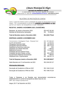 CMA 2023 -prestação de contas